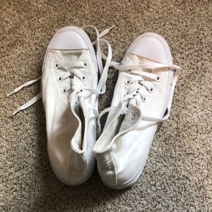 All white converse